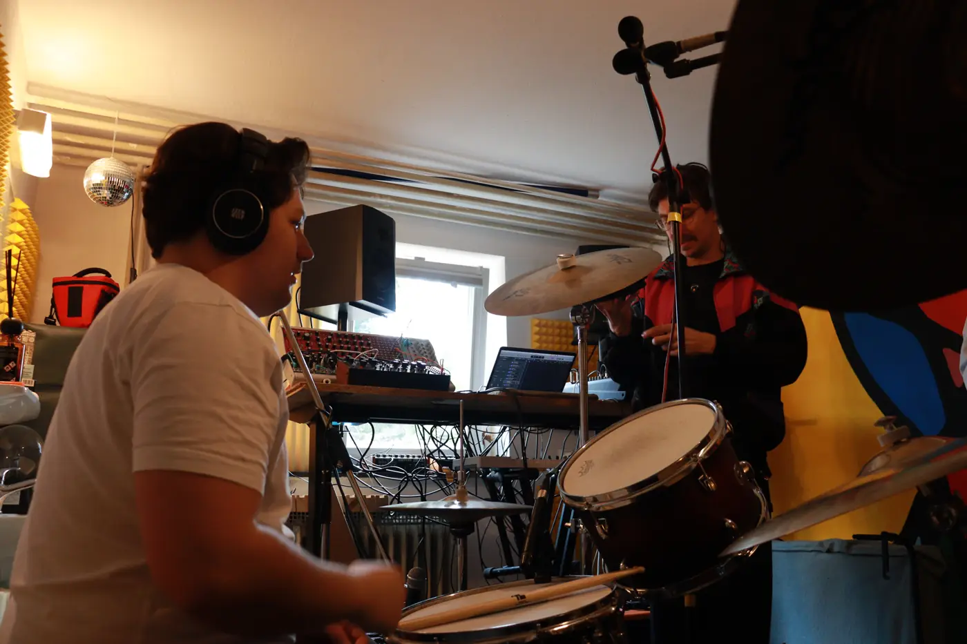 Insider bei einer Aufnahme-Session